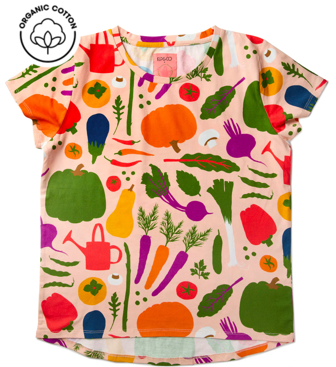 KIP&CO X STEPHANIE ALEXANDER STEPHANIE'S HARVEST ADULT ORGANIC COTTON T-SHIRT