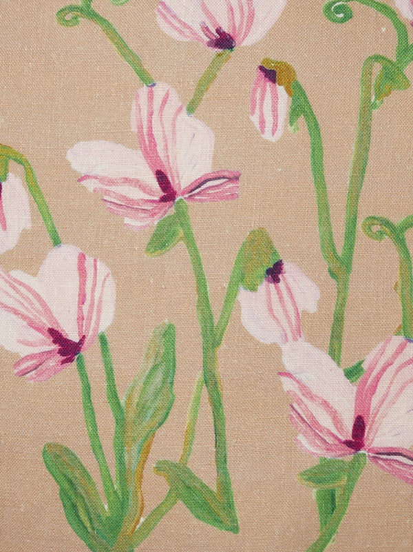 Bonnie and Neil Cushion - Sweet Pea Buff