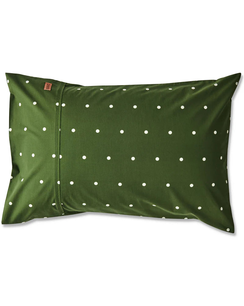 Polkadot Cactus Cotton Pillowcases
