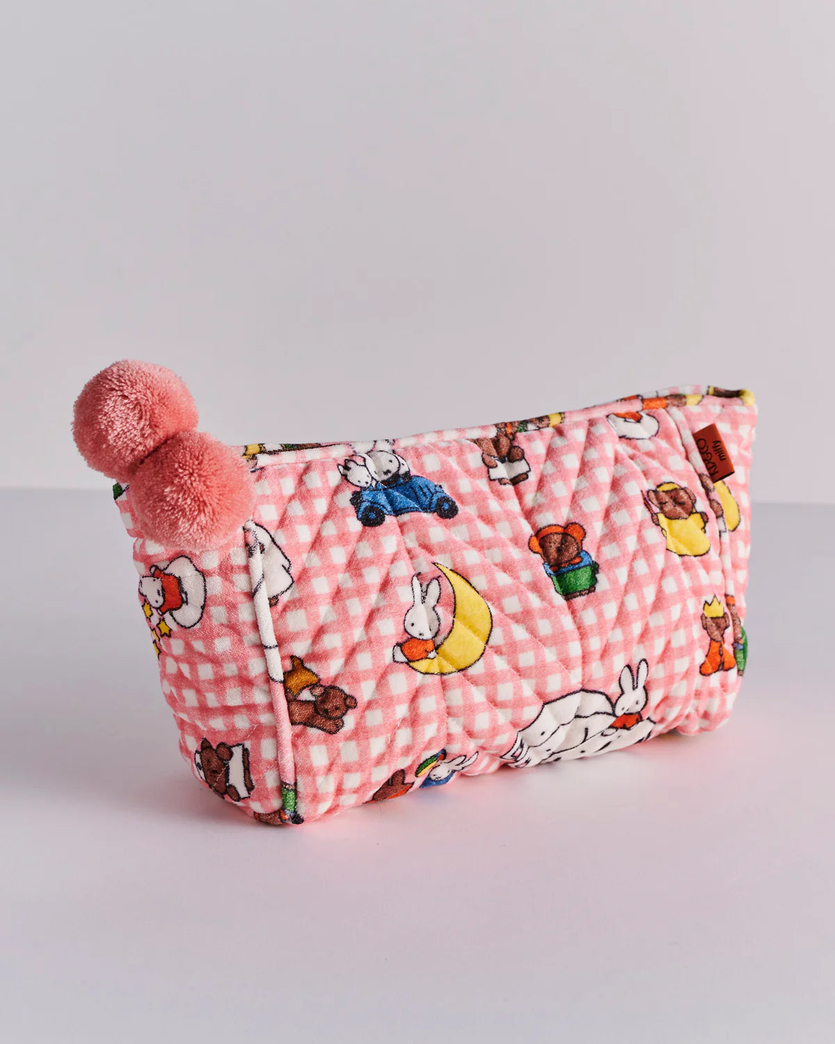 KIP&CO X MIFFY MIFFY AND MATES VELVET TOILETRY BAG