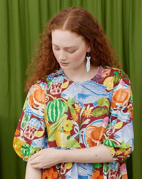 Togetherness Cascade Dress - Sunday Market