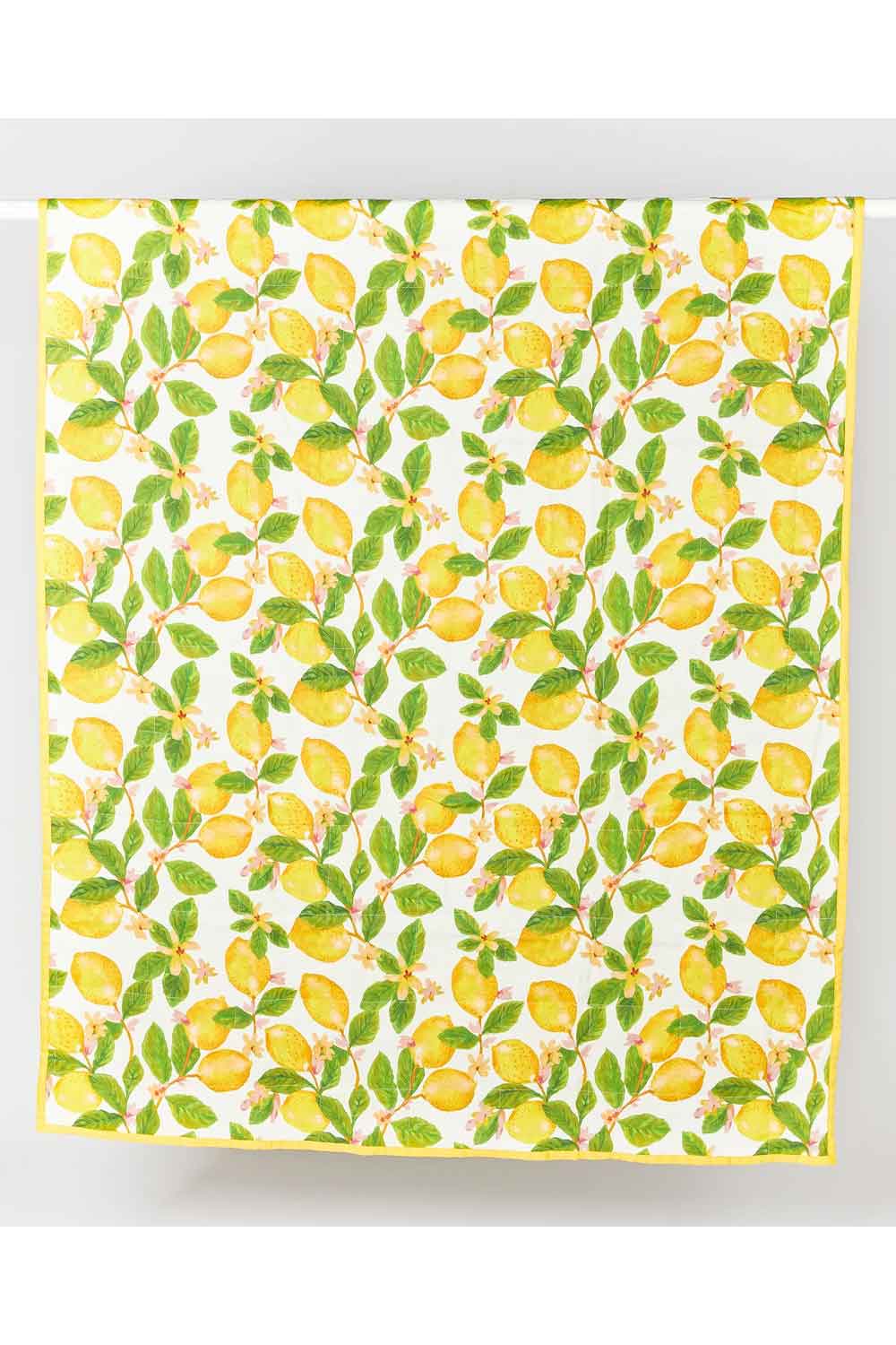 Bonnie and Neil Quilted Blanket Capri Yellow