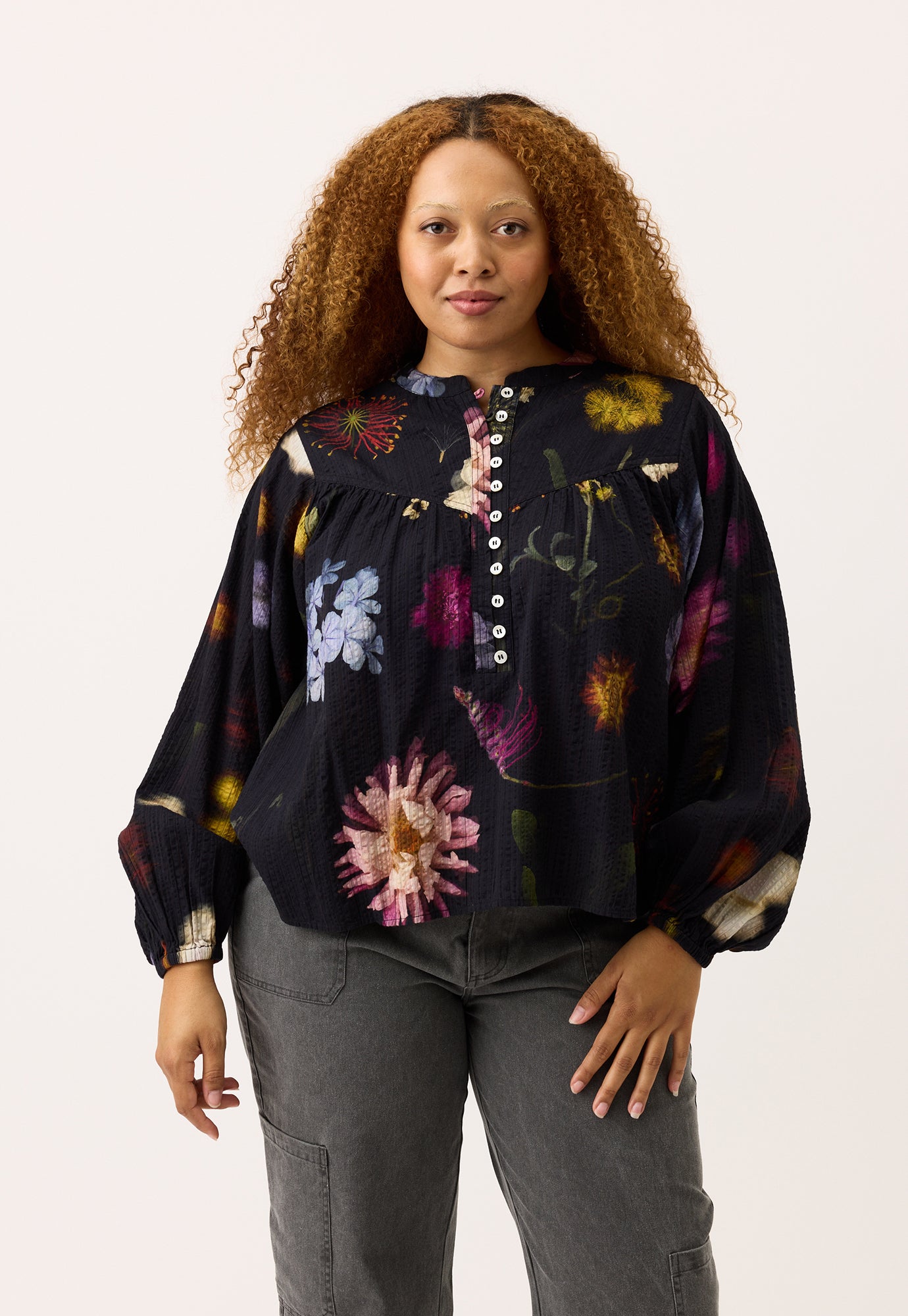 Nancybird Sierra Blouse - Floratone