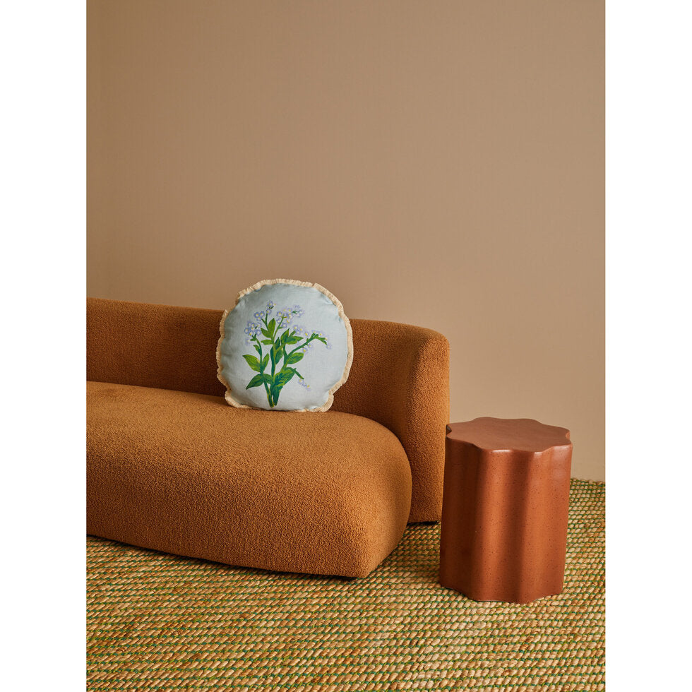 Bonnie and Neil Cushion - Forget Me Knot Blue