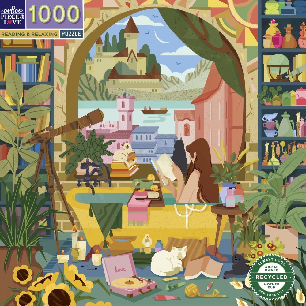 Eeboo 1000 piece puzzle - Reading and Relaxing