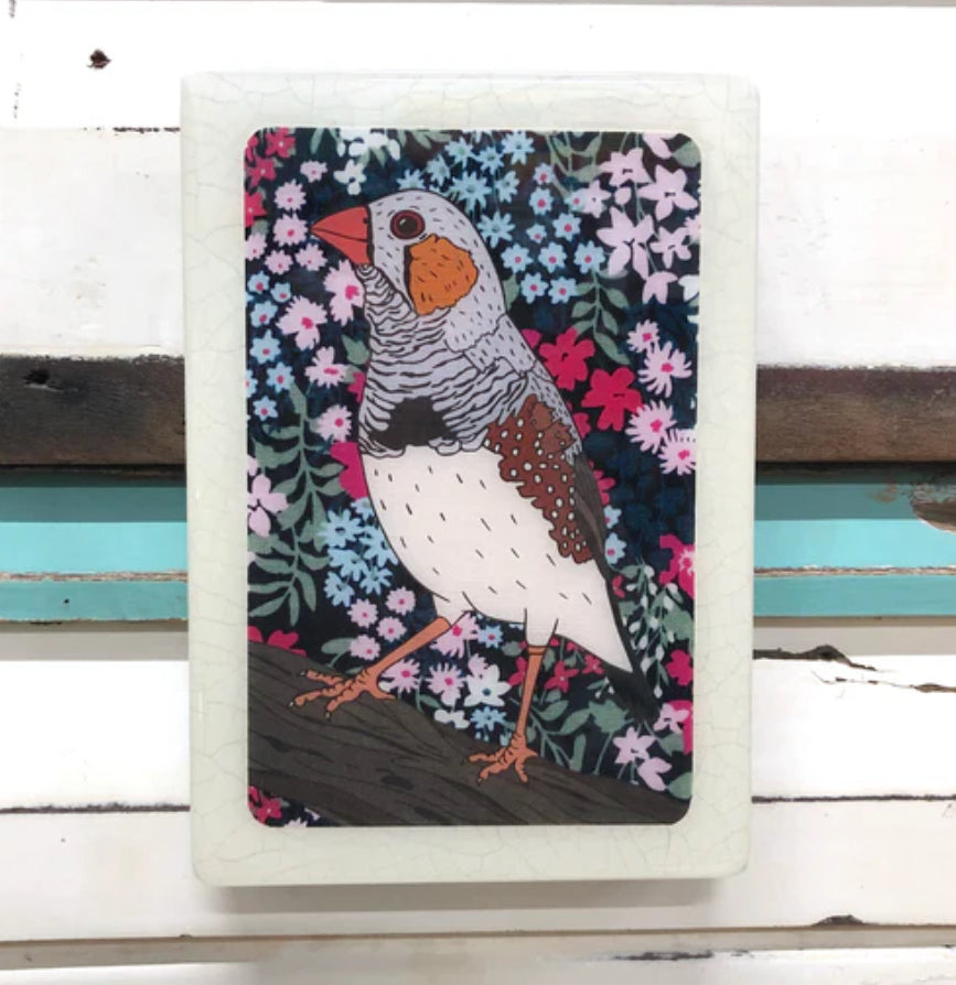 Lost & Found Art Co - Zebra Finch