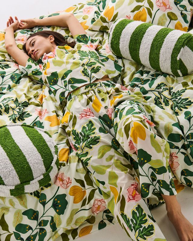 Kip and Co Adult Organic Short Sleeve and Pant Pyjama Set - Wander