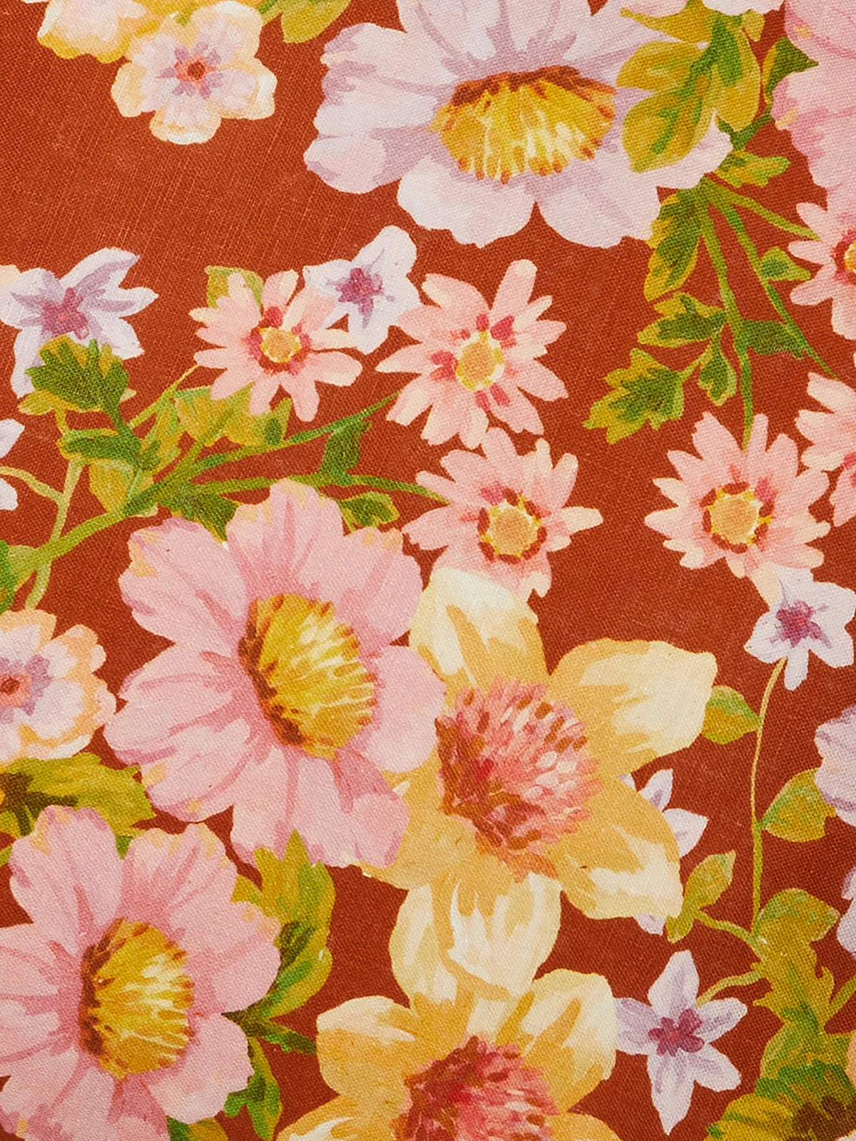 Bonnie and Neil Cushion - Buttercup Rust 50cm