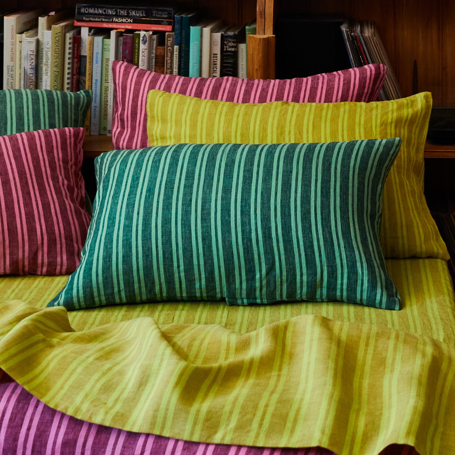 Sage and Clare Nadine Linen Pillowcases - various colours