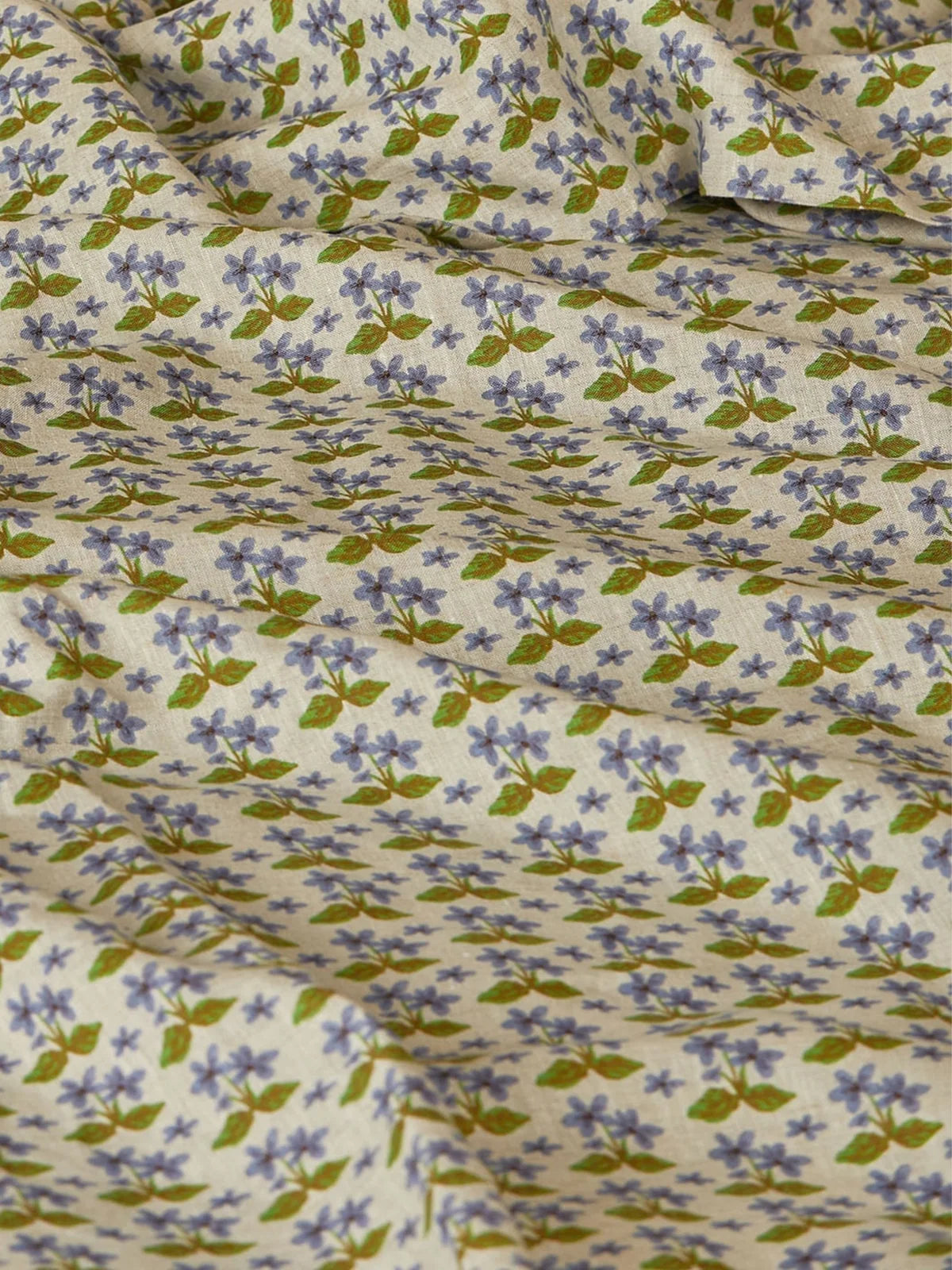 Bonnie and Neil Madeline Blue Linen Standard Pillowcases