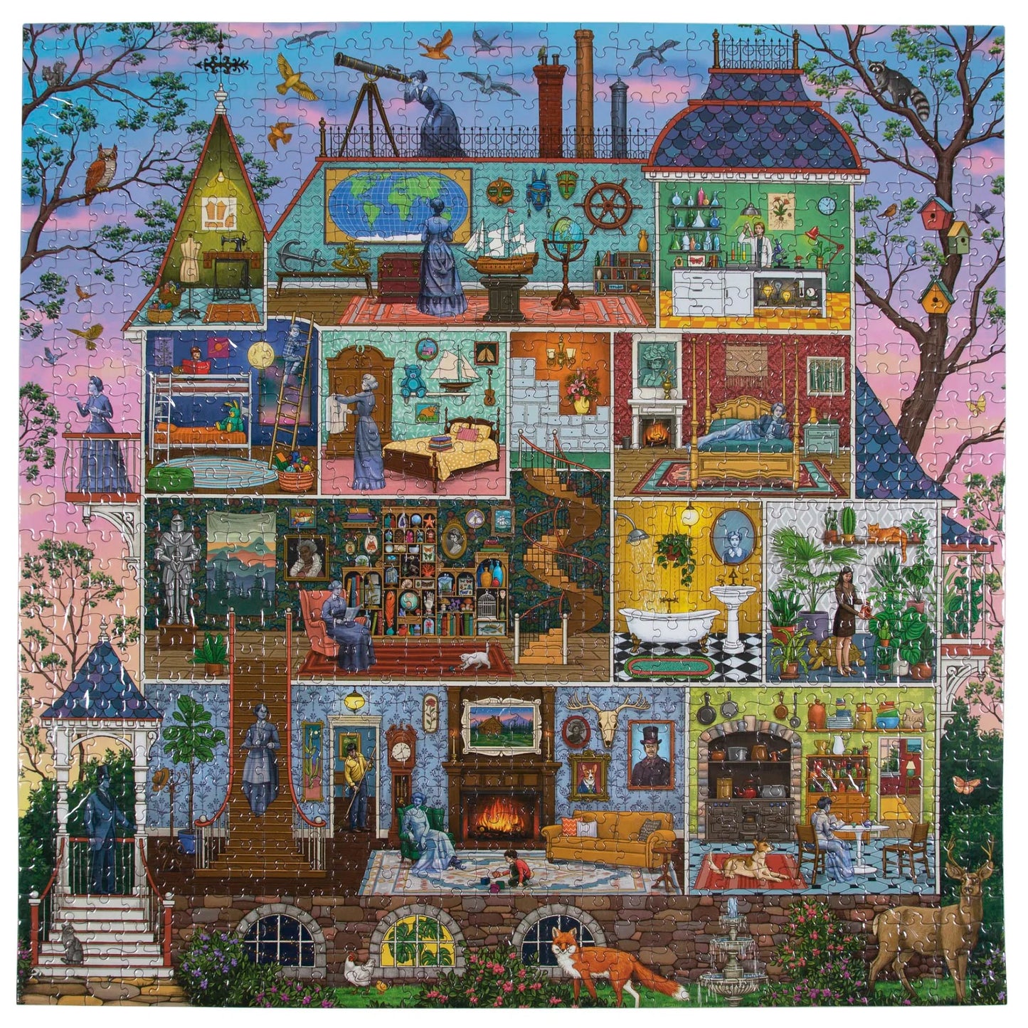 Eeboo 1000 piece puzzle - The Alchemist’s Home