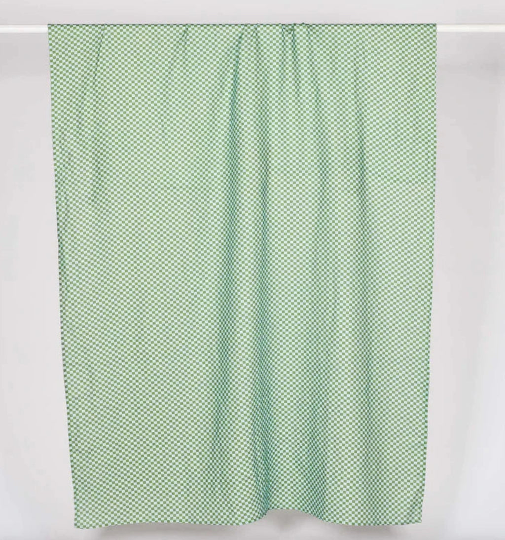 Bonnie and Neil Tiny Check Linen Tablecloth