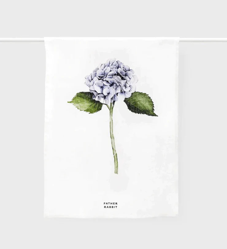 Father Rabbit Linen Tea Towel