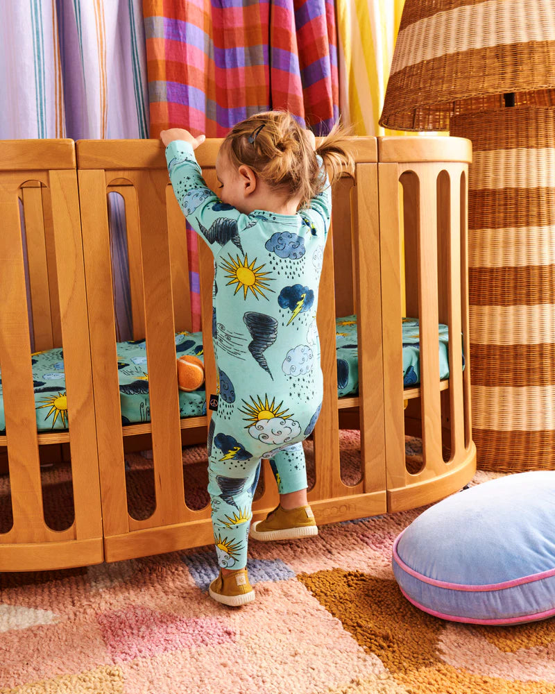 Kip and Co Organic Long Sleeve Zip Romper