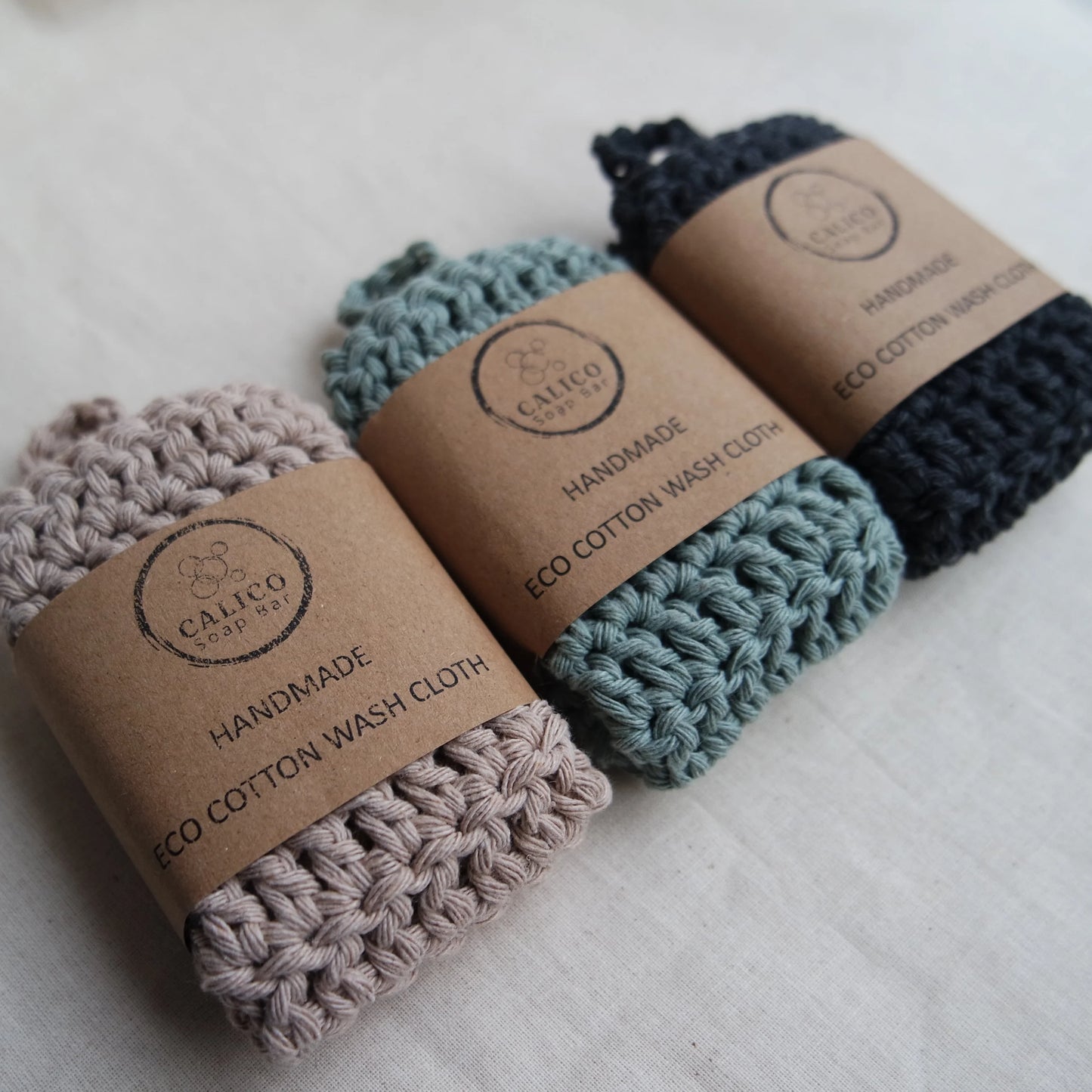 Calico Soap Eco Cotton Wash Cloth
