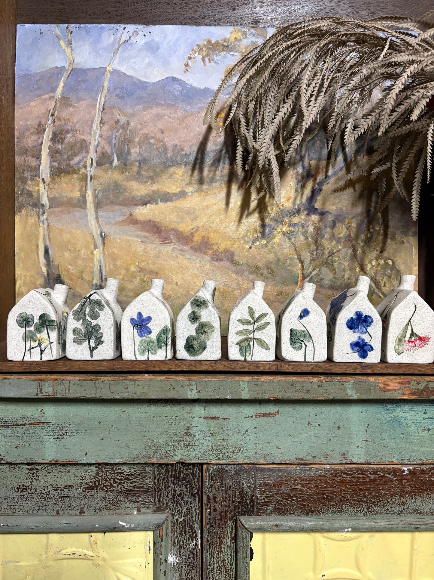 Handmade Ceramic Flower House Vases - small