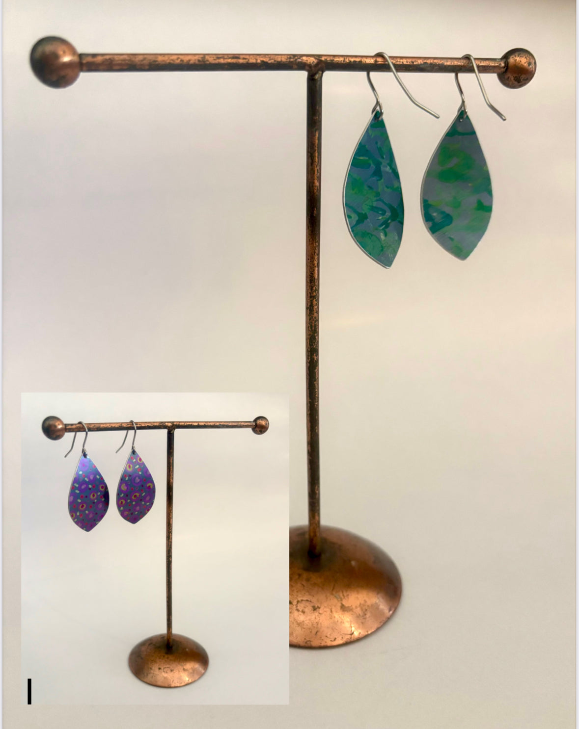 Dilkes-Hoffman Anodised Aluminium Earrings - large