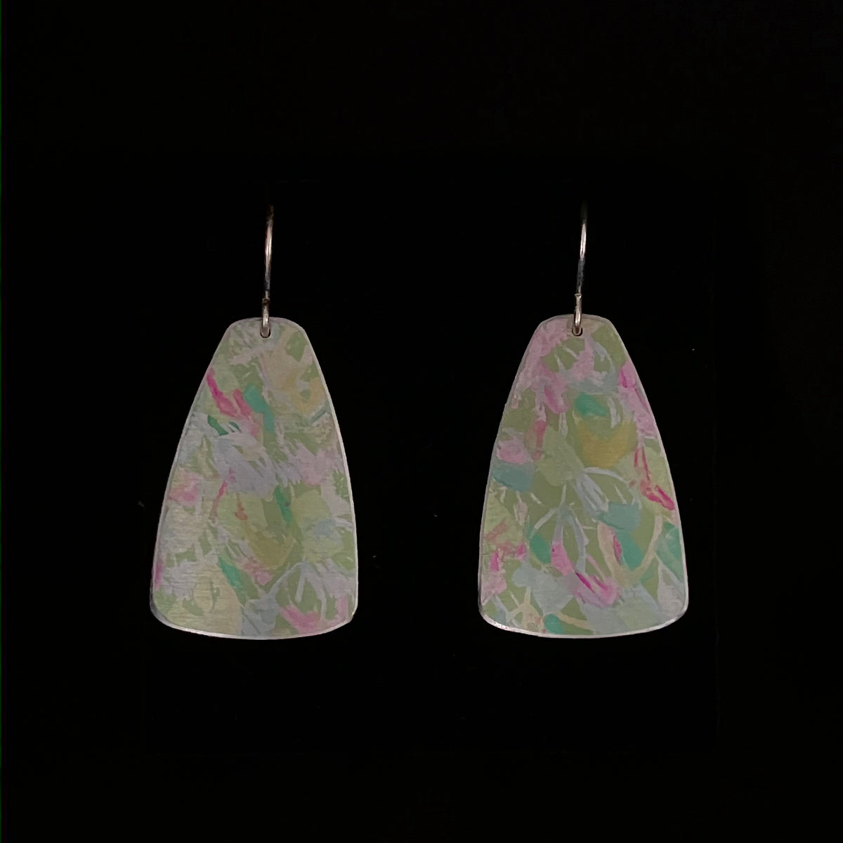 Dilkes-Hoffman Anodised Aluminium Earrings - Abstract Large