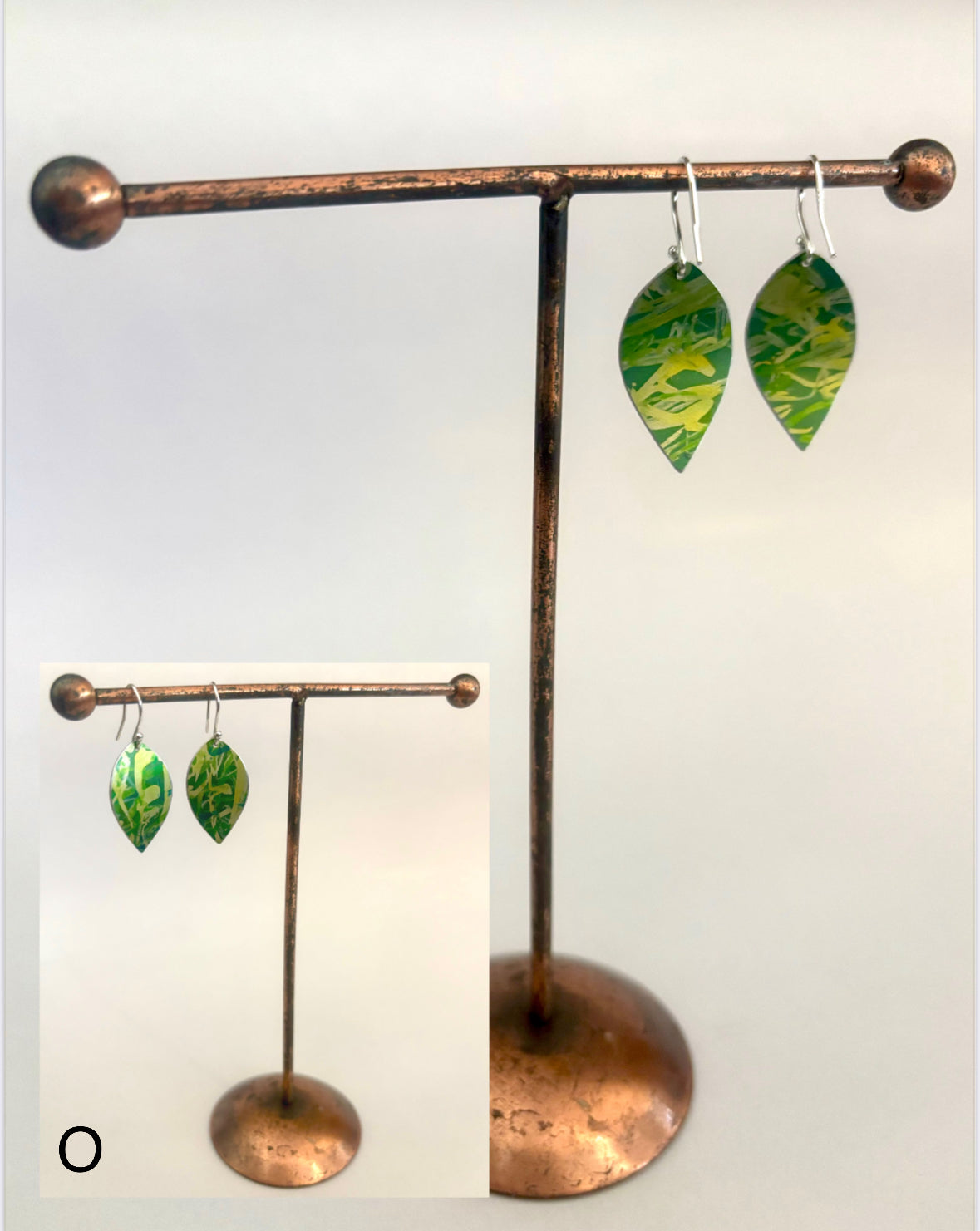 Dilkes-Hoffman Anodised Aluminium Earrings - medium size
