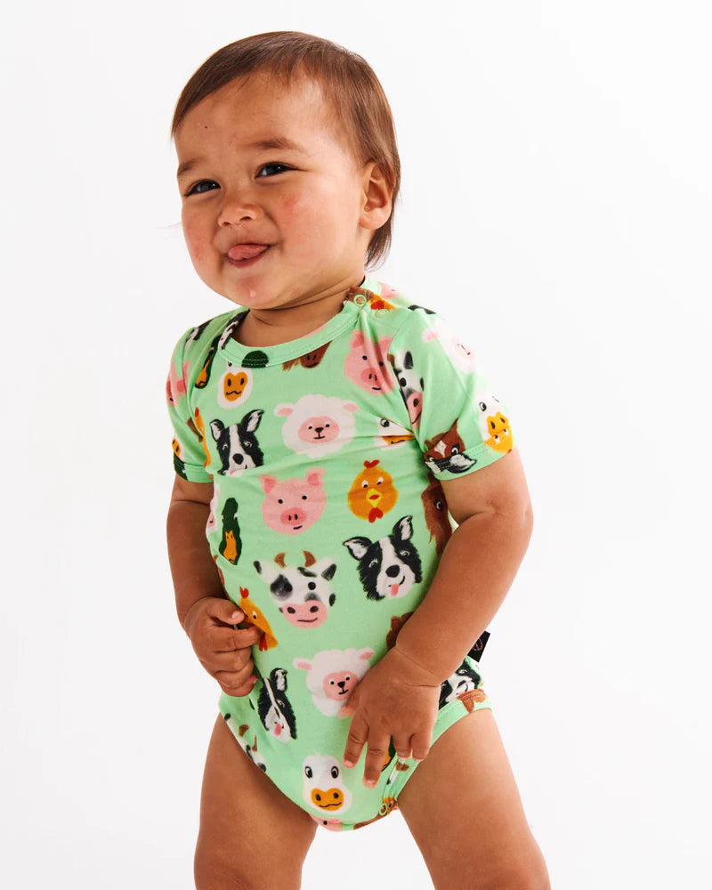 Kip and Co Organic Short Sleeve Romper