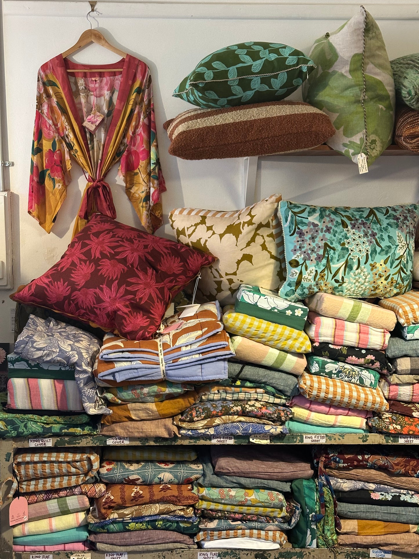 POWDER Impressionist Floral Kimono