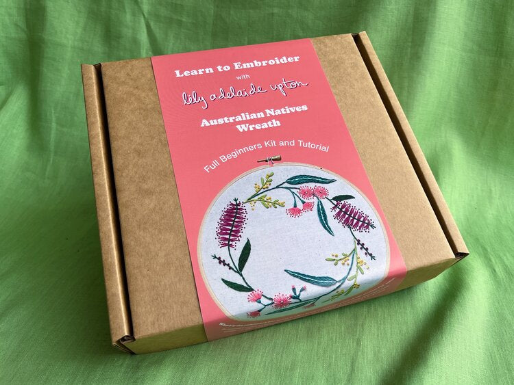 Lily Upton Australian Natives Wreath Stitch Kit