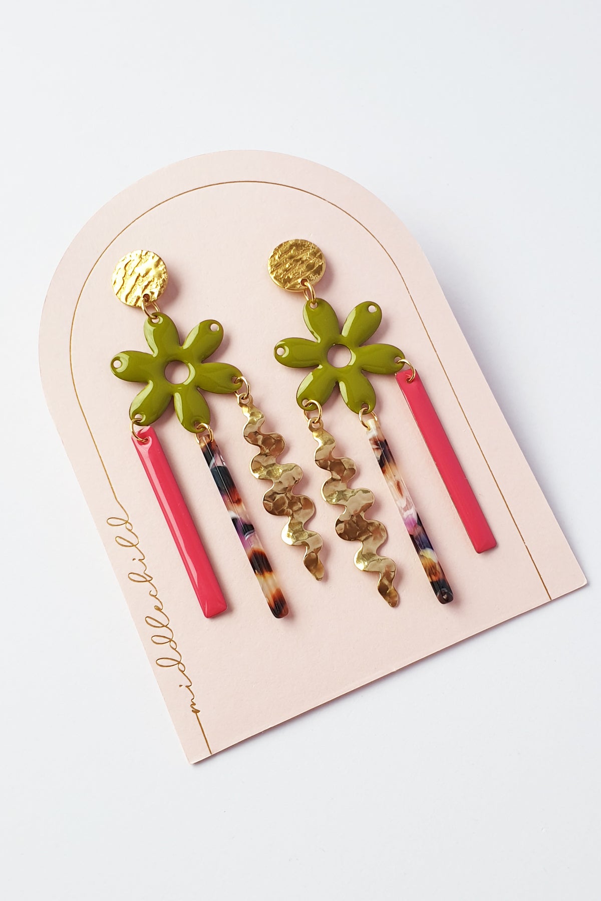 Middle Child Earrings - Troupe (avocado)