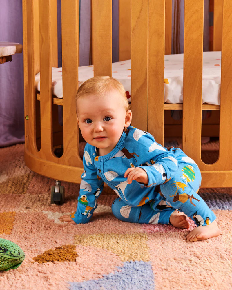 Kip and Co Organic Long Sleeve Zip Romper