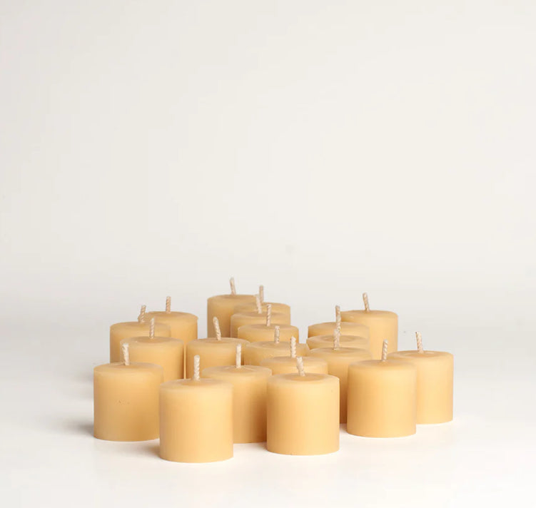 Queen B Beeswax Candles -Jam Jar Tealights
