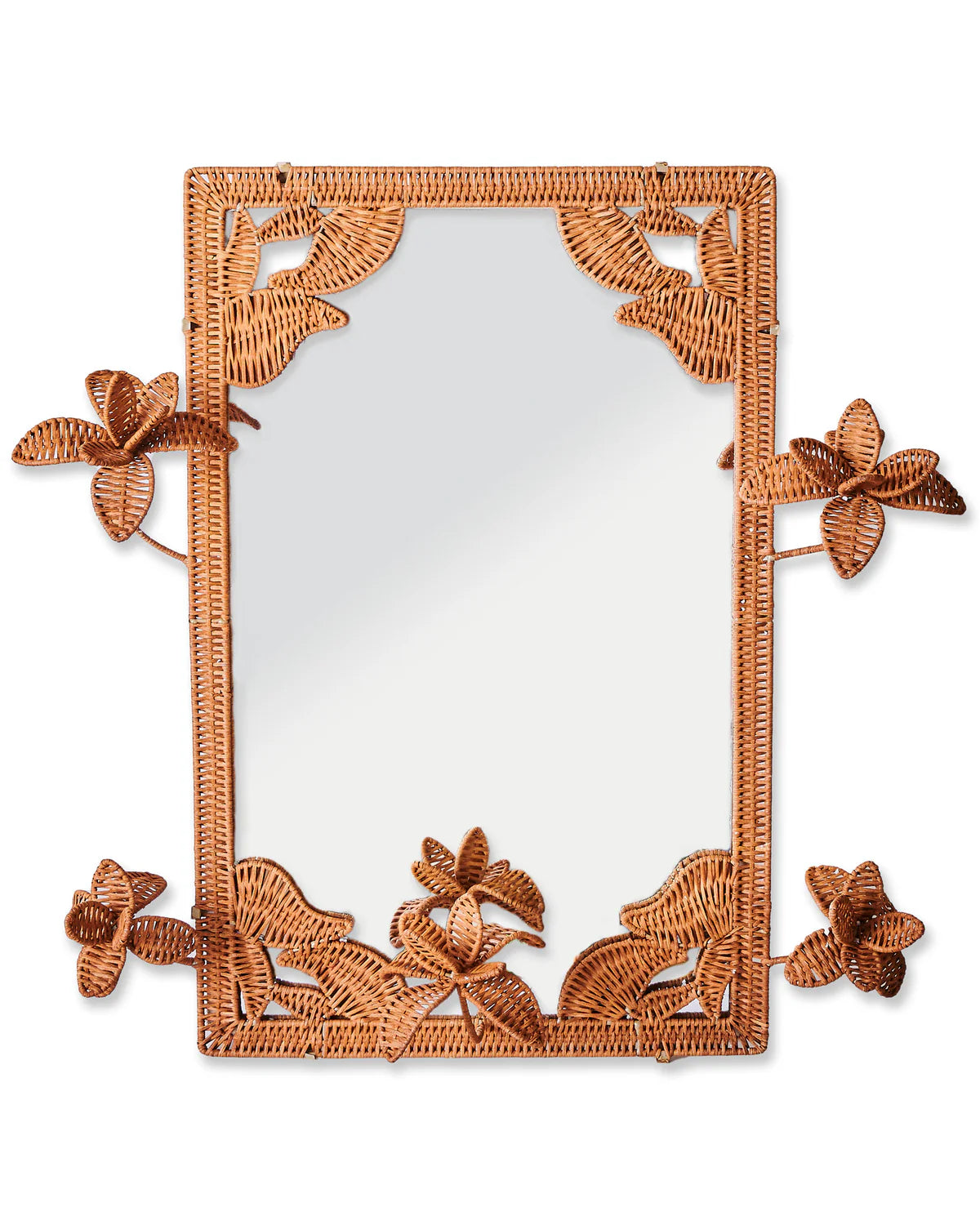 Kip and Co Rattan Flower Mirror