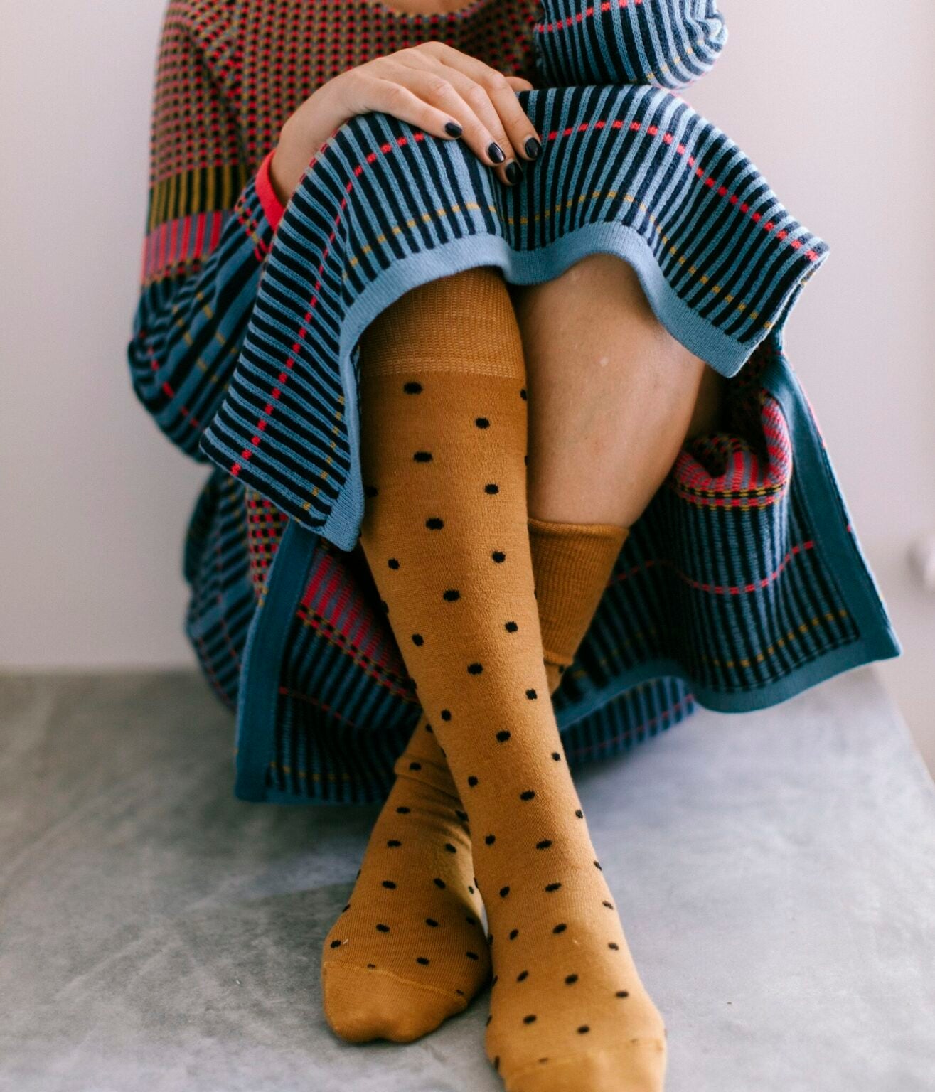 Tightology Dotty Merino Wool Socks
