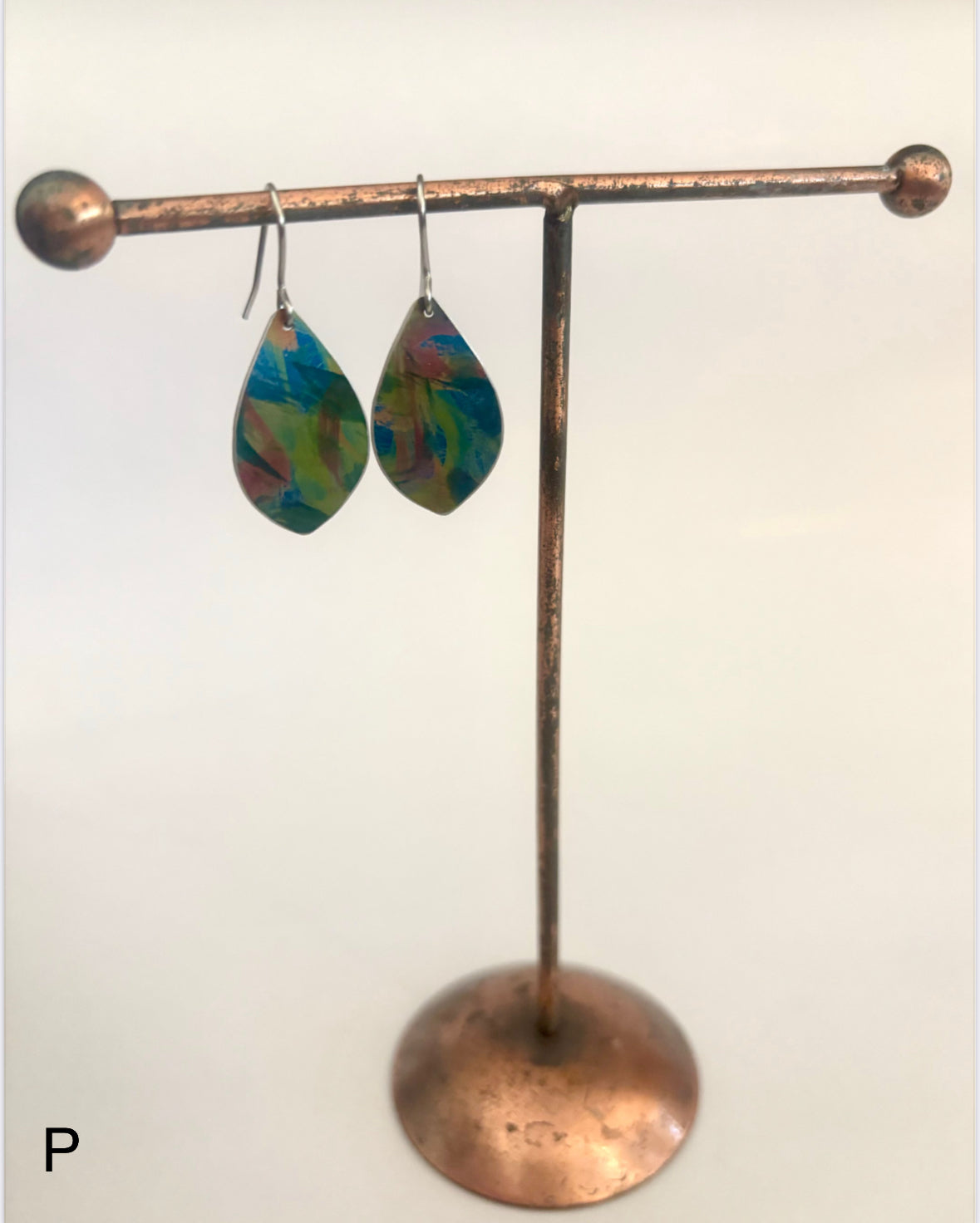 Dilkes-Hoffman Anodised Aluminium Earrings - medium size