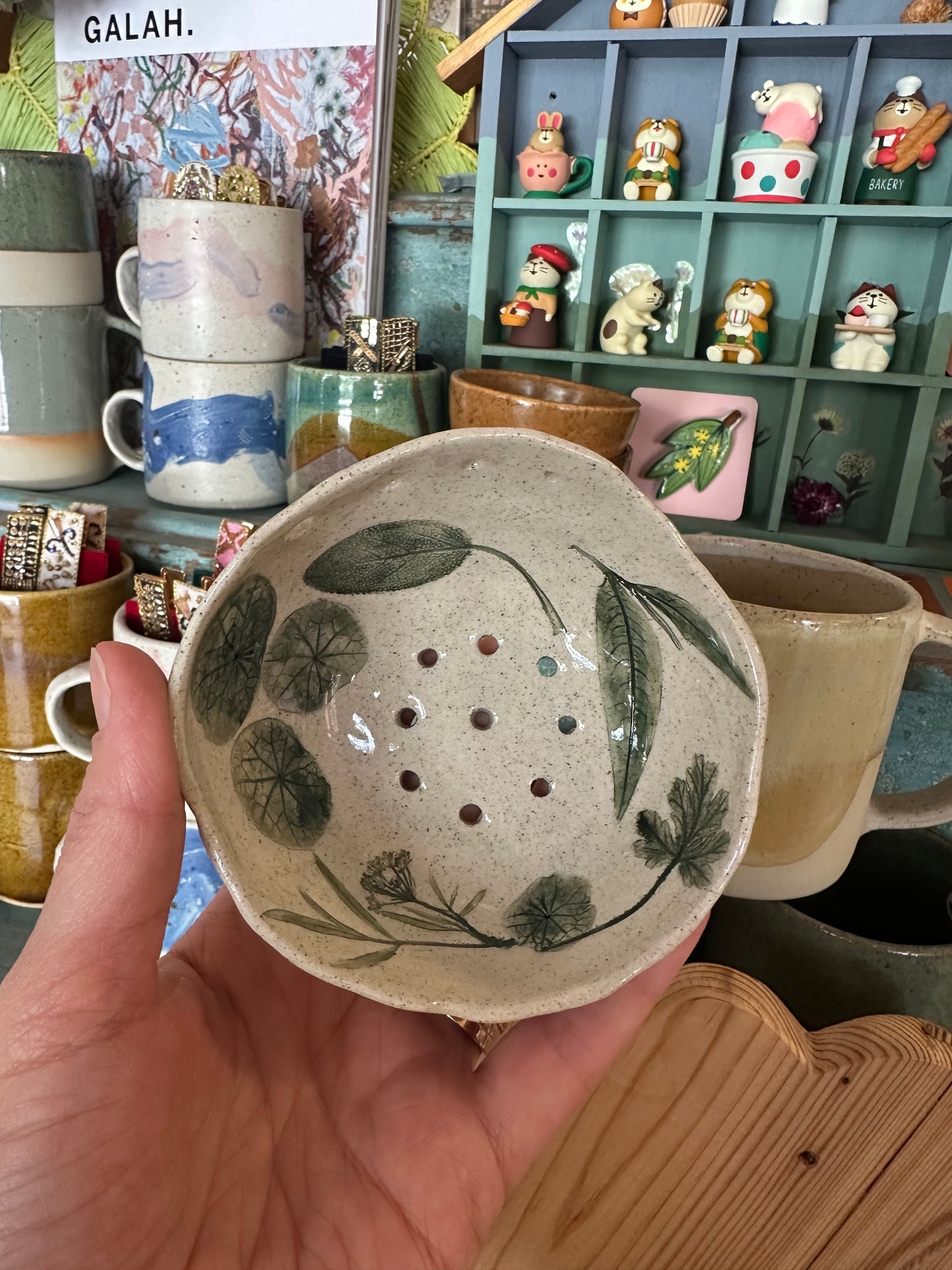 Handmade Ceramic Herb Bowls