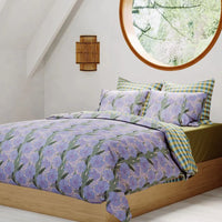 Tumbling Flowers Organic Cotton Quilt Cover