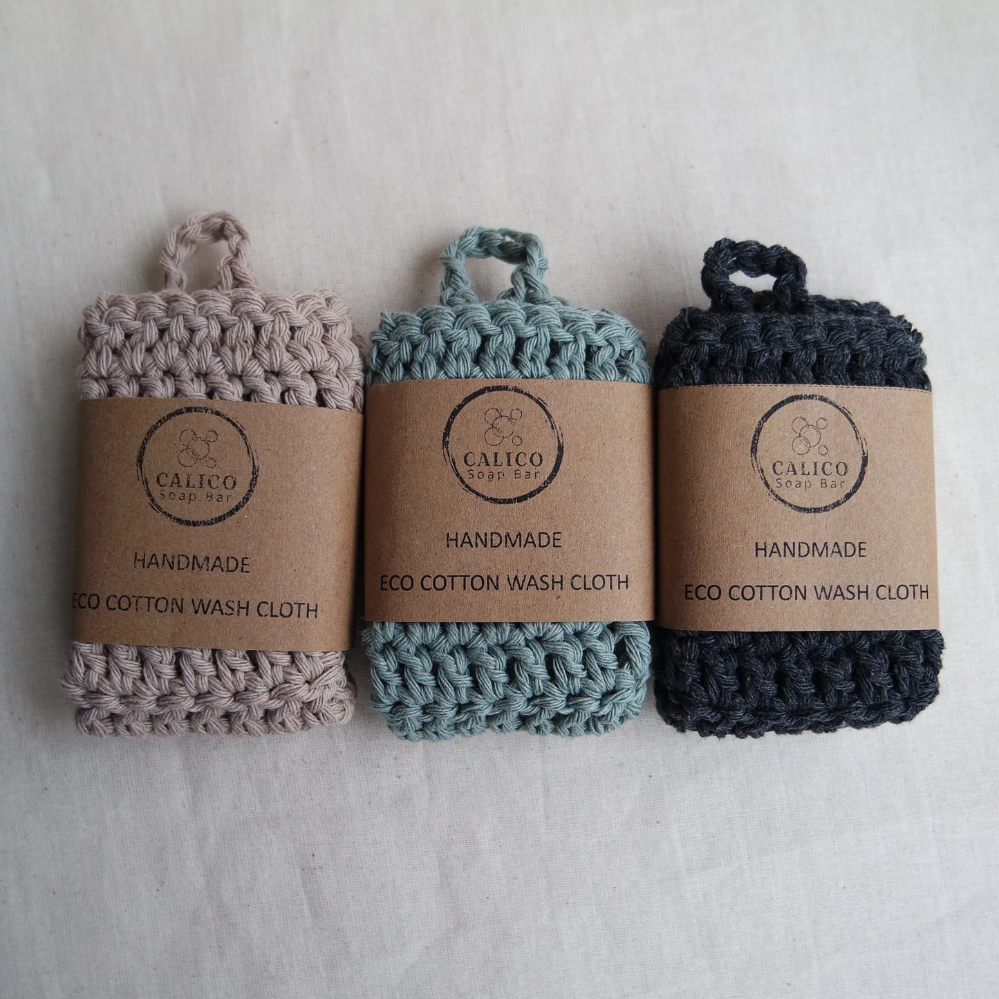 Calico Soap Eco Cotton Wash Cloth