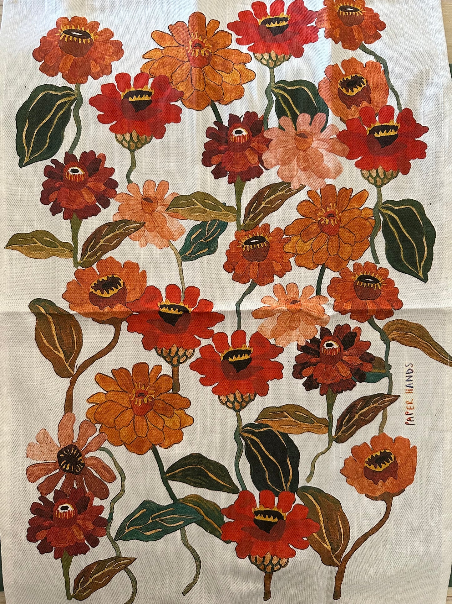 Paper Hands Art Tea Towel - Various