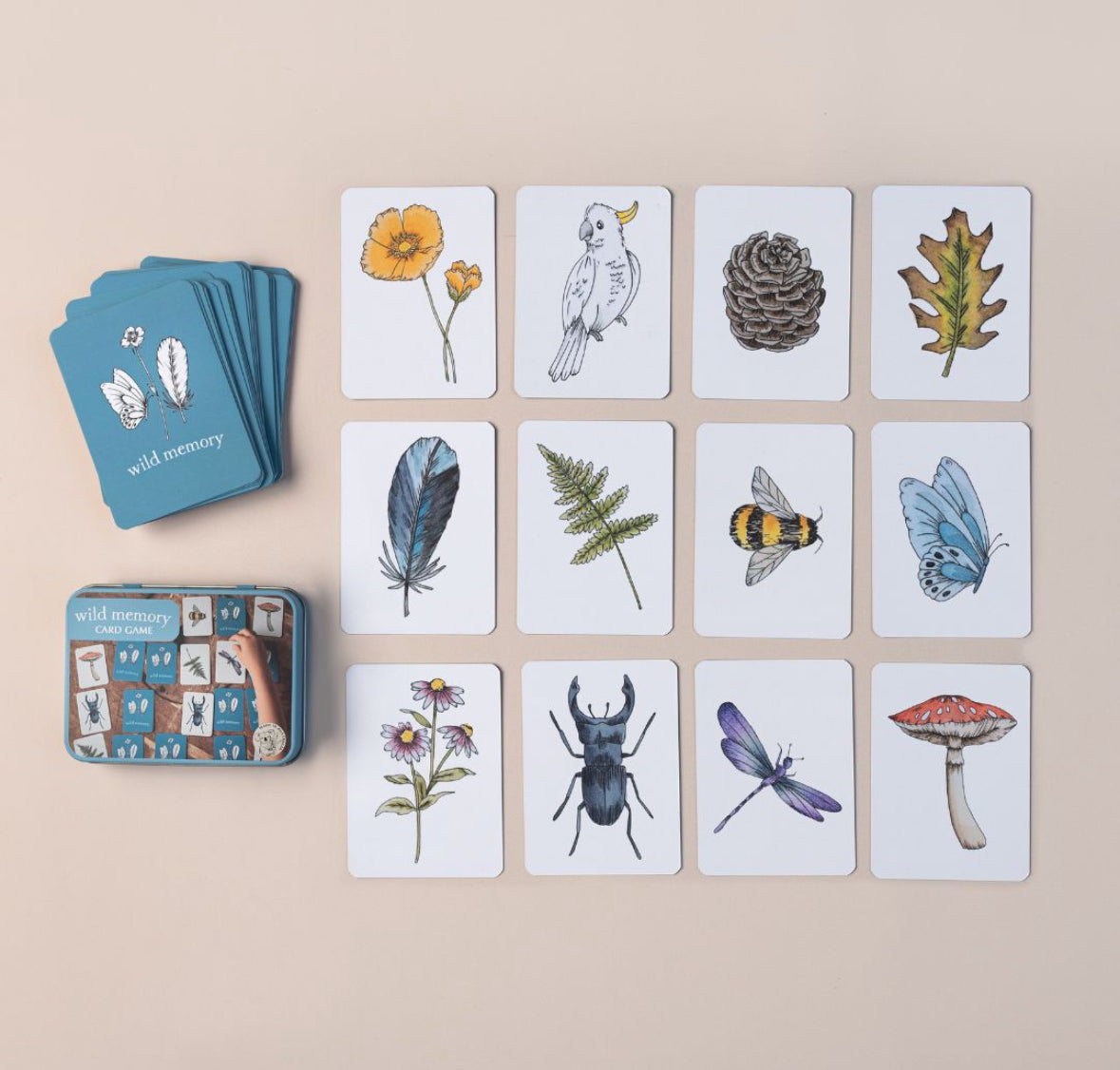 Wild Memory Card Game