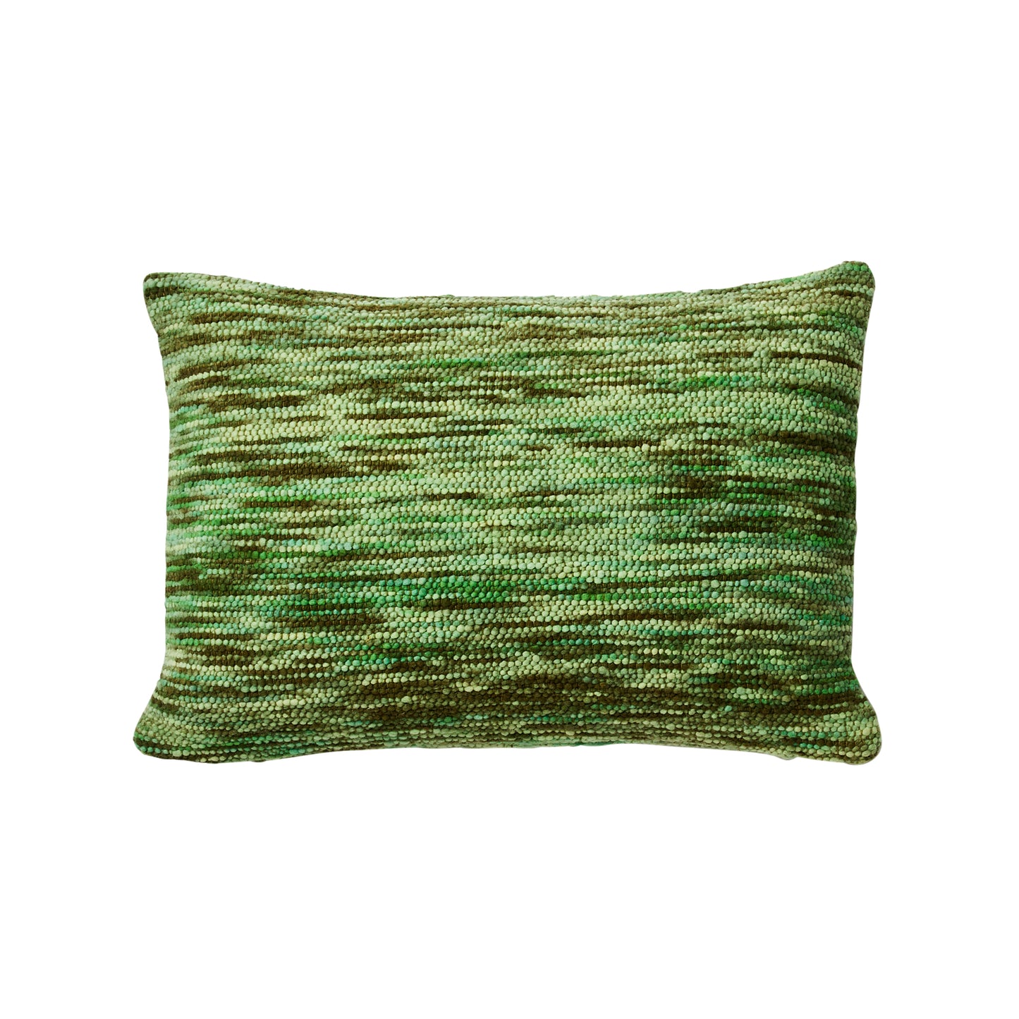 Bonnie and Neil Wool Marle Emerald Cushion - 60x40cm