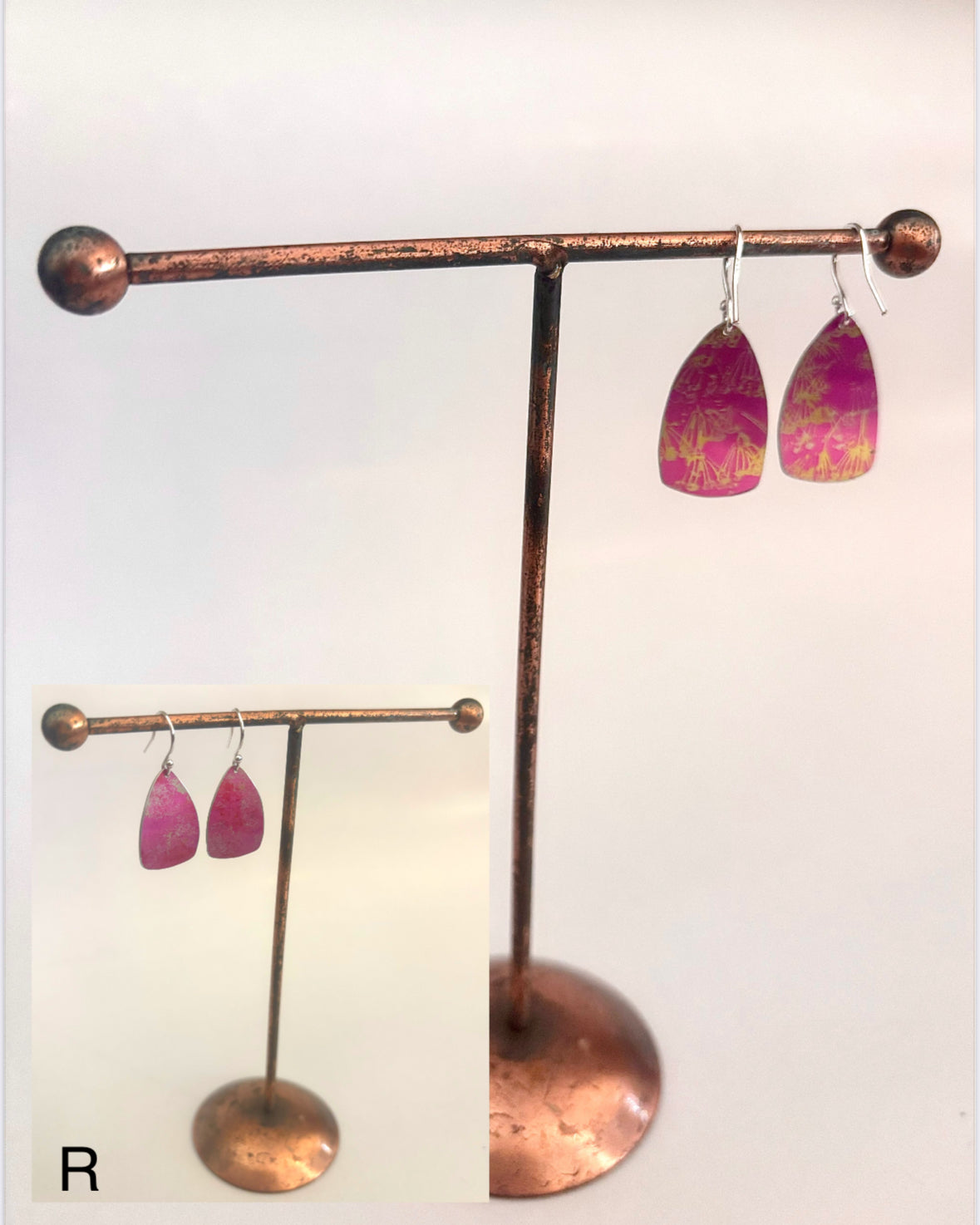 Dilkes-Hoffman Anodised Aluminium Earrings - medium size