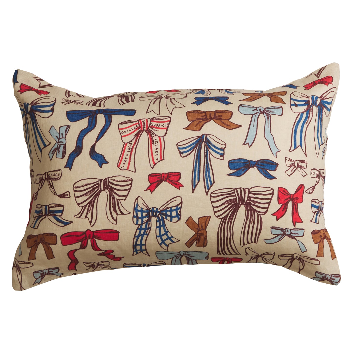 Sage and Clare Lottie Linen Pillowcases