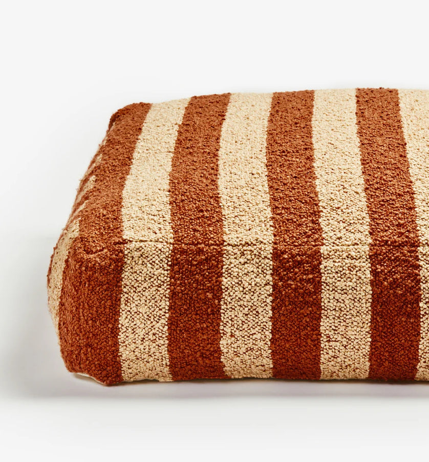 Bonnie and Neil Boucle Stripe Floor Cushion