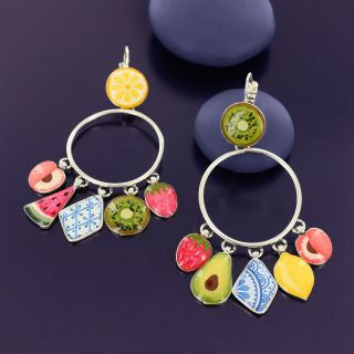 Taratata Jewellery - Jolie Jolie Circle Lever Back Earrings