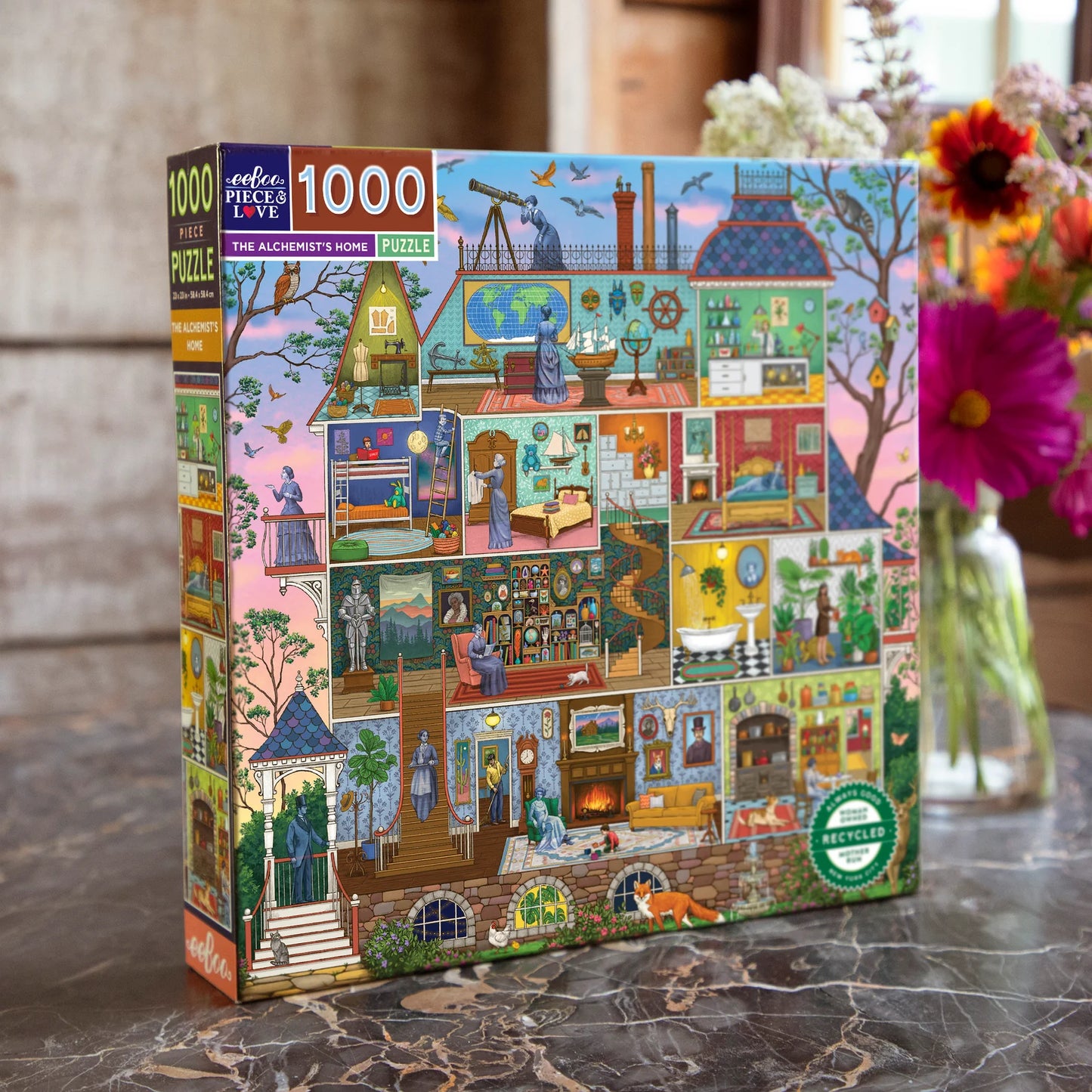 Eeboo 1000 piece puzzle - The Alchemist’s Home