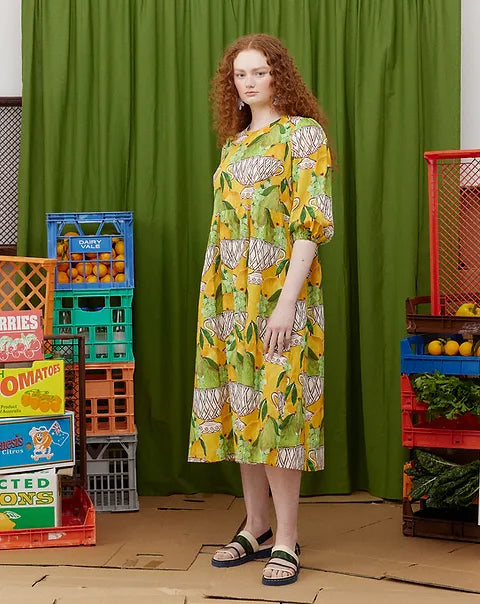 Togetherness Cascade Dress - Fruit Basket