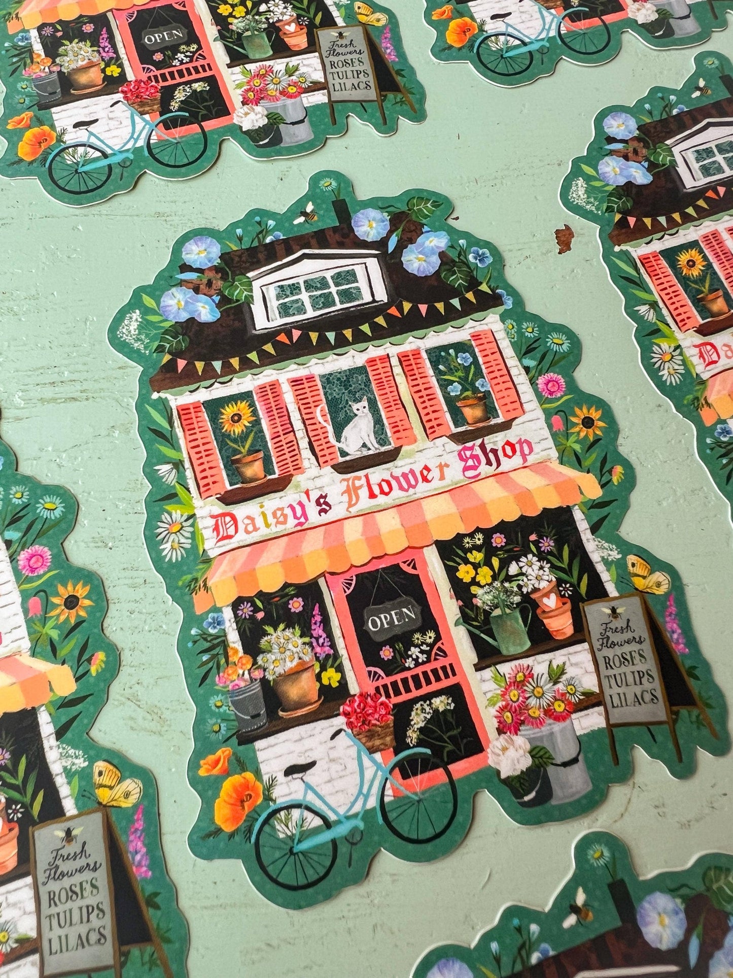 Katie Daisy ‘Flower Shop’ Sticker - Matte