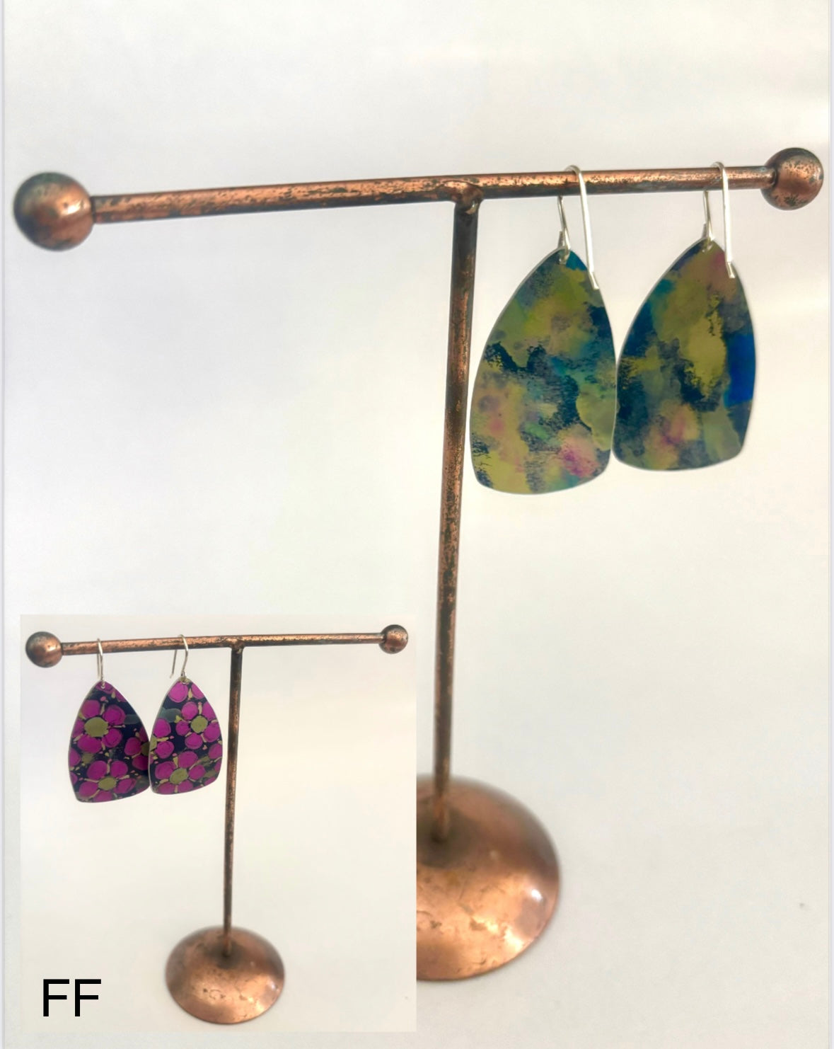 Dilkes-Hoffman Anodised Aluminium Earrings - extra large