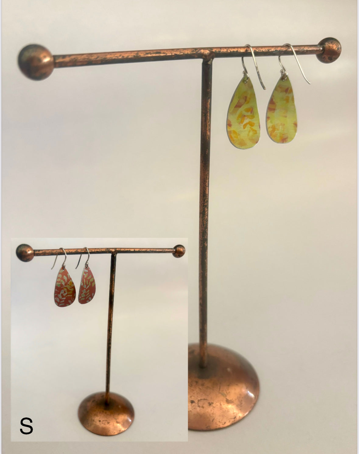 Dilkes-Hoffman Anodised Aluminium Earrings - medium size