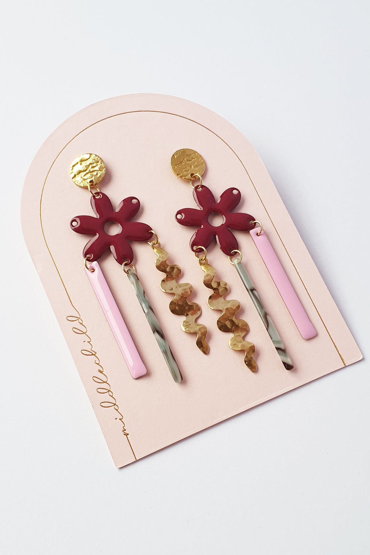 Middle Child Earrings - Troupe (Bordeaux)