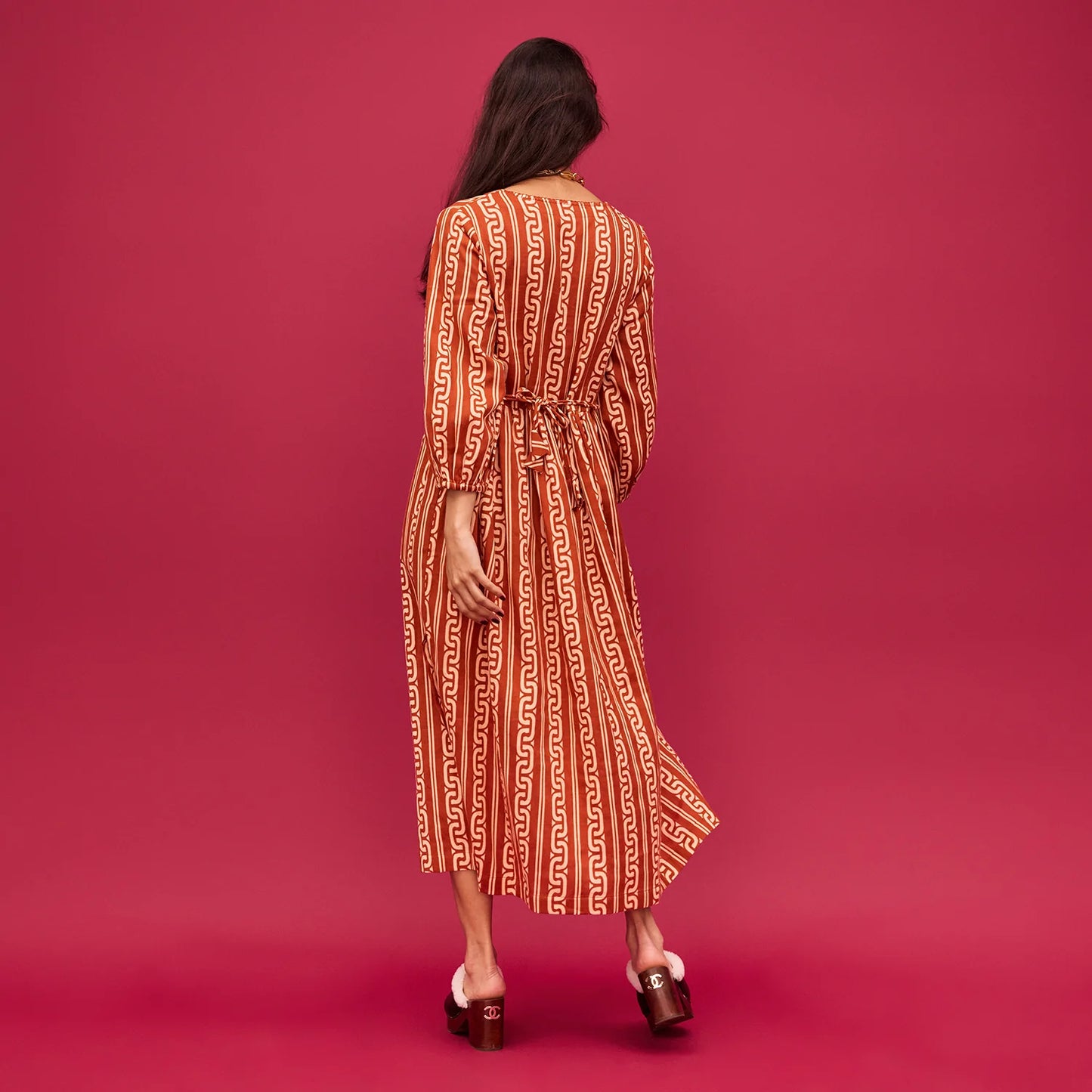 Sage and Clare Fidel 3/4 Sleeve Maxi Dress