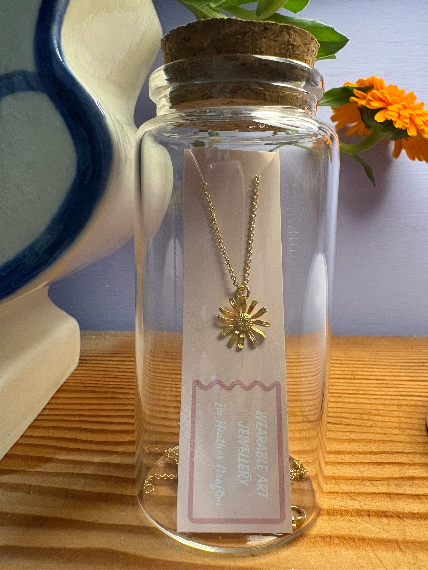 Daisy Necklace (gold)